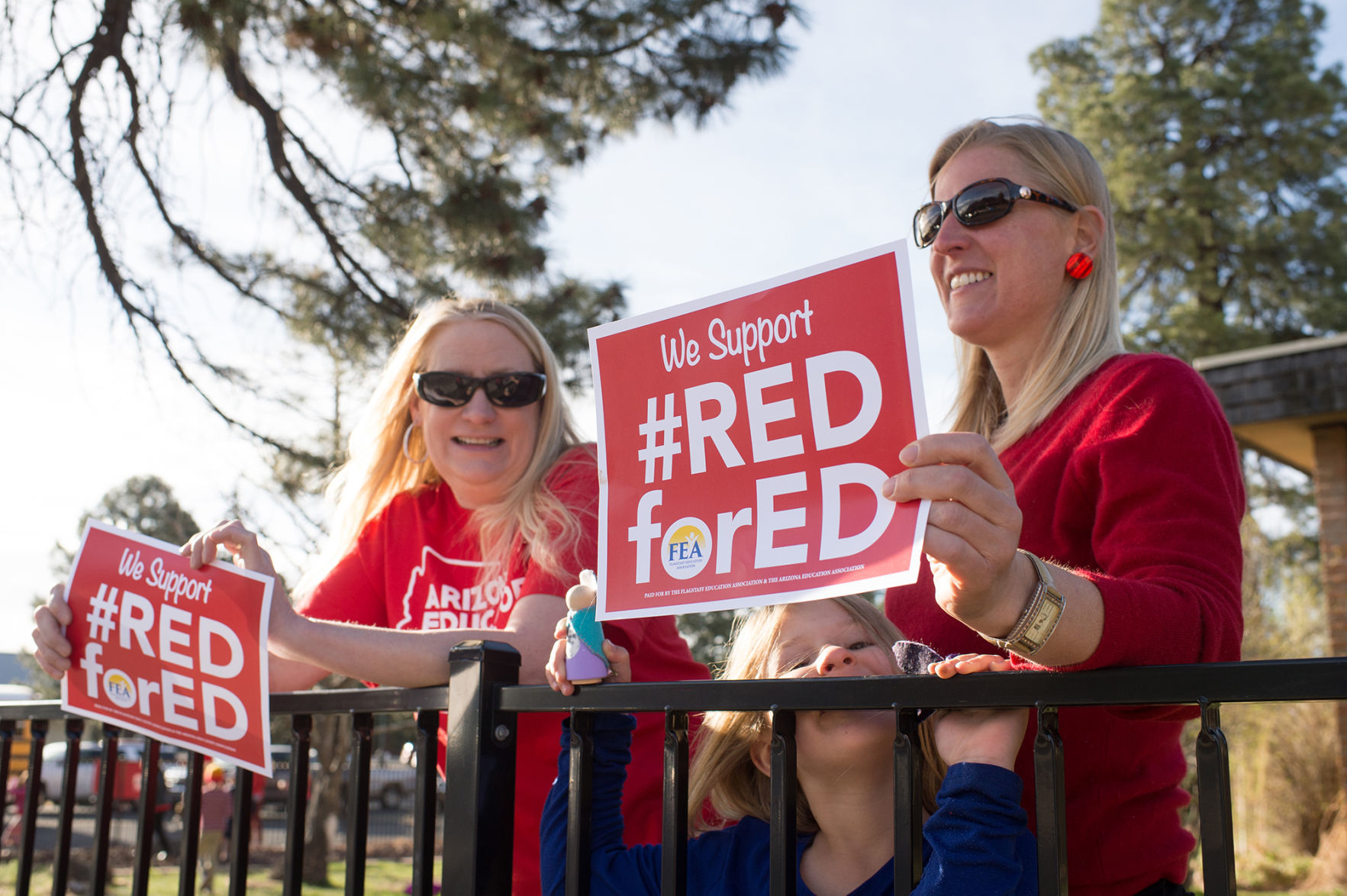 Red For Ed at Pine Forest